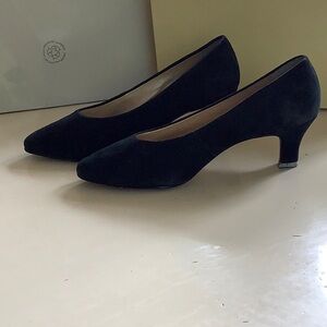 Black Suede Pumps